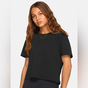 Outdoor Voices Black Cotton T-Shirt